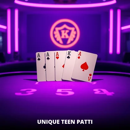 Unique Teen Patti live game on the 99exch casino floor